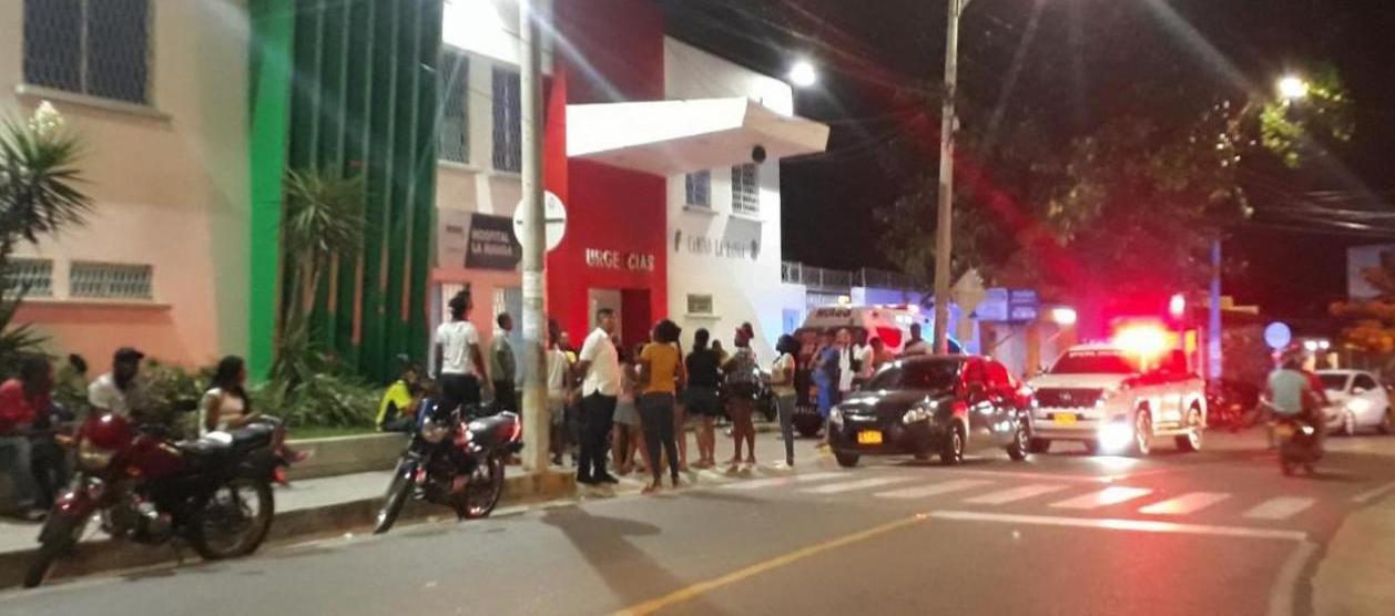 Camino del barrio La Manga.