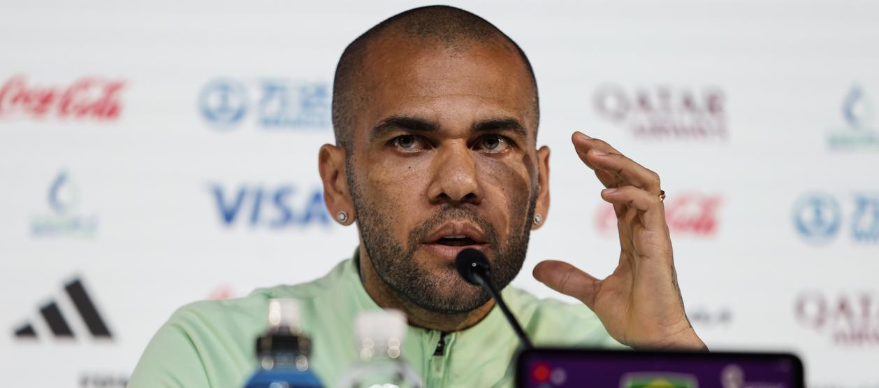 Dani Alves, futbolista brasileño acusado de violación. 