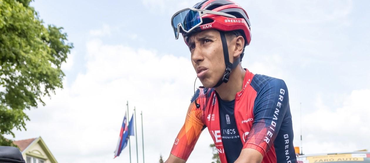 Egan Bernal cruzó la línea de meta a más de seis minutos del ganador de la etapa.
