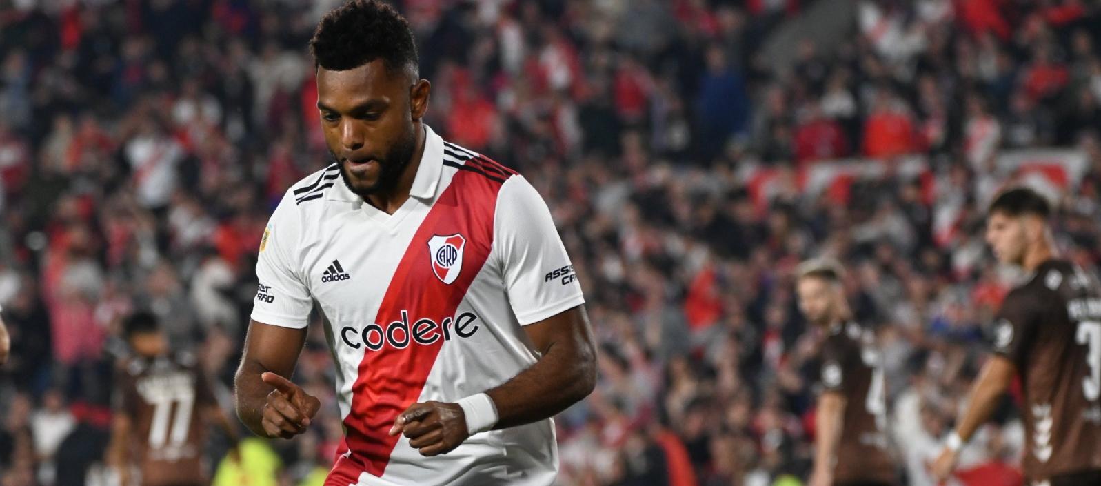 Miguel Borja abrió el marcador en el minuto 2 del primer tiempo.