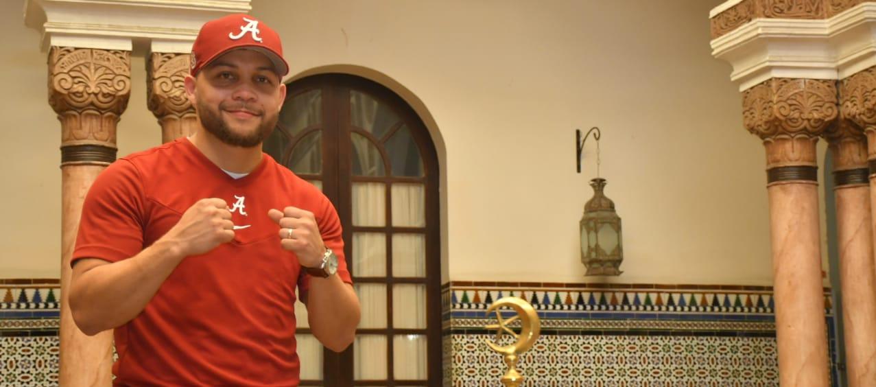Israel Luna, boxeador barranquillero residenciado en Estados Unidos. 