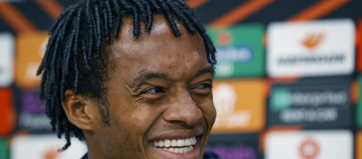 Juan Guillermo Cuadrado, lateral derecho del Juventus.