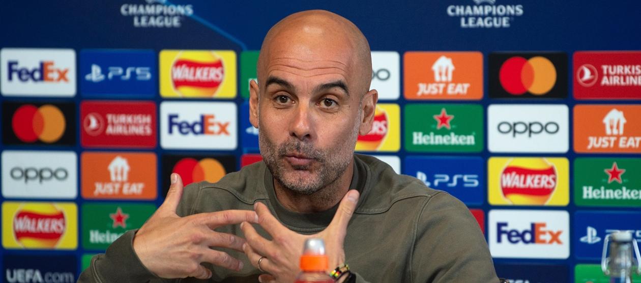 Pep Guardiola, entrenador del Manchester City. 