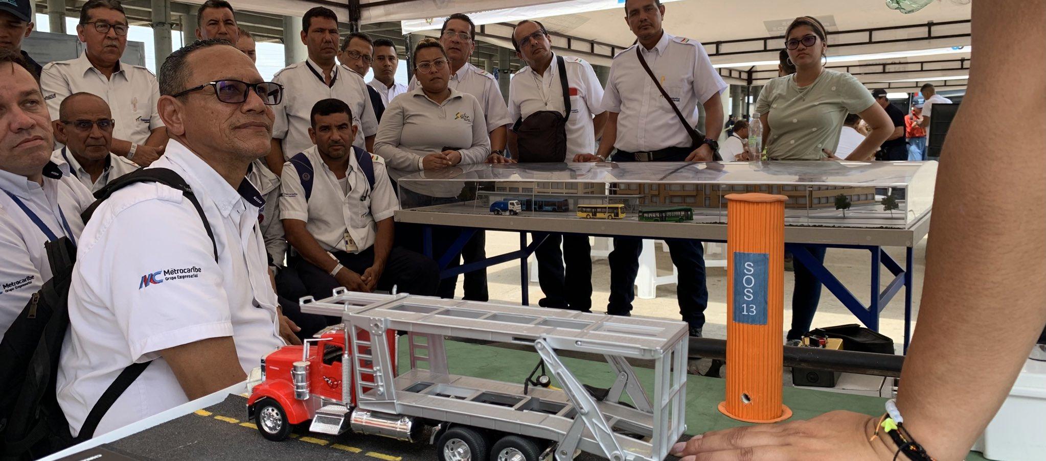 La capacitación de este martes a operadores de Transmetro por parte de la Agencia Nacional de Seguridad Vial  y la Secretaría de Tránsito y Seguridad Vial 