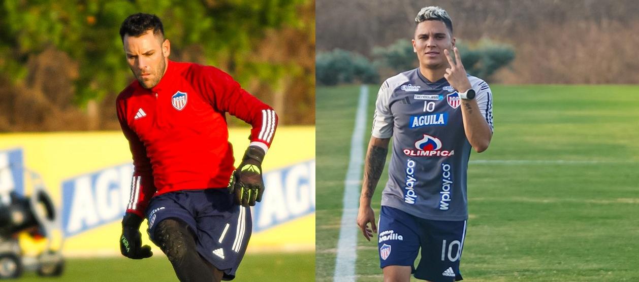 Sebastián Viera y Juan Fernando Quintero acumulan ocho y diez partidos, respectivamente, sin jugar con Junior.