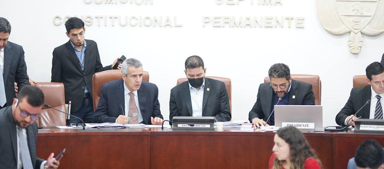 Sesión de la Comisión Séptima de la Cámara de Representantes
