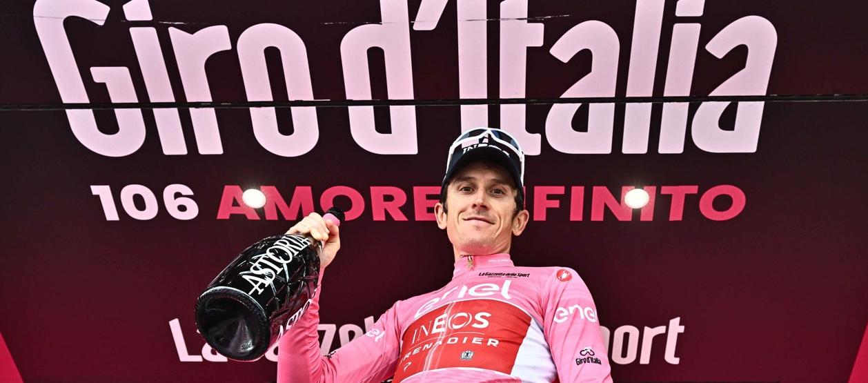 Geraint Thomas había cedido el liderato del Giro el pasado sábado.