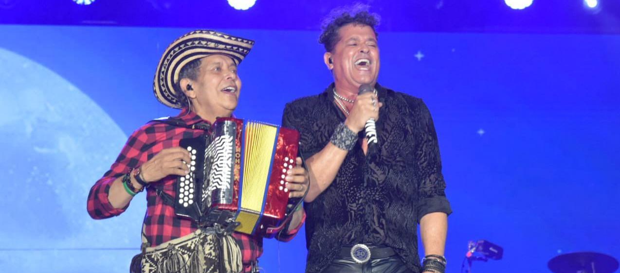Carlos Vives y su acordeonero Egidio Cuadrado