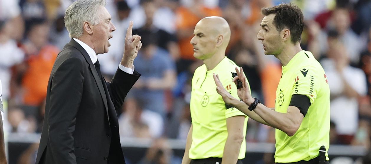 El técnico del Real Madrid, Carlo Ancelotti.