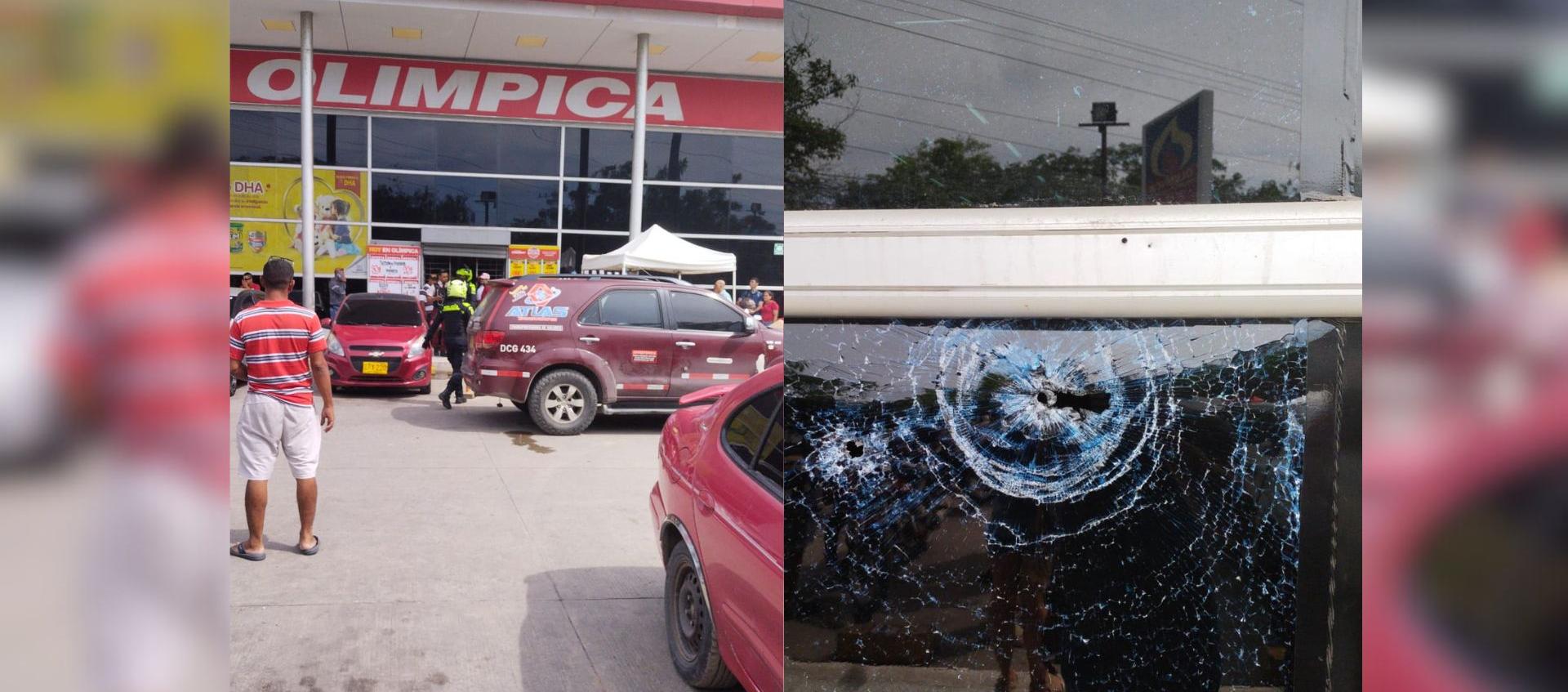 Atraco a camión de valores.