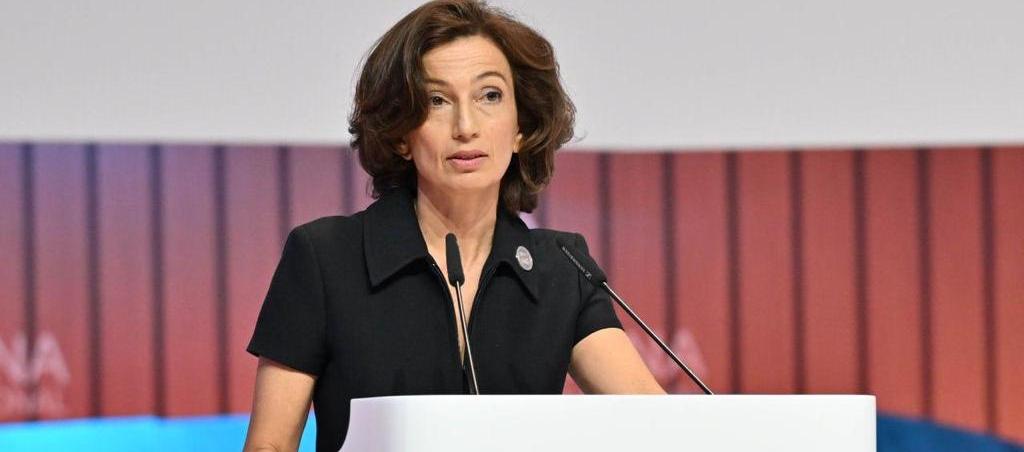 La directora general de la Unesco, Audrey Azoulay.
