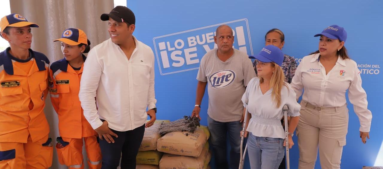 Ayudas entregadas a las familias damnificadas en Malambo