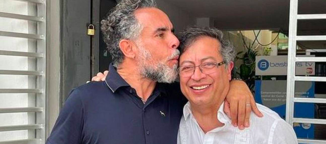 Armando Benedetti y Gustavo Petro.