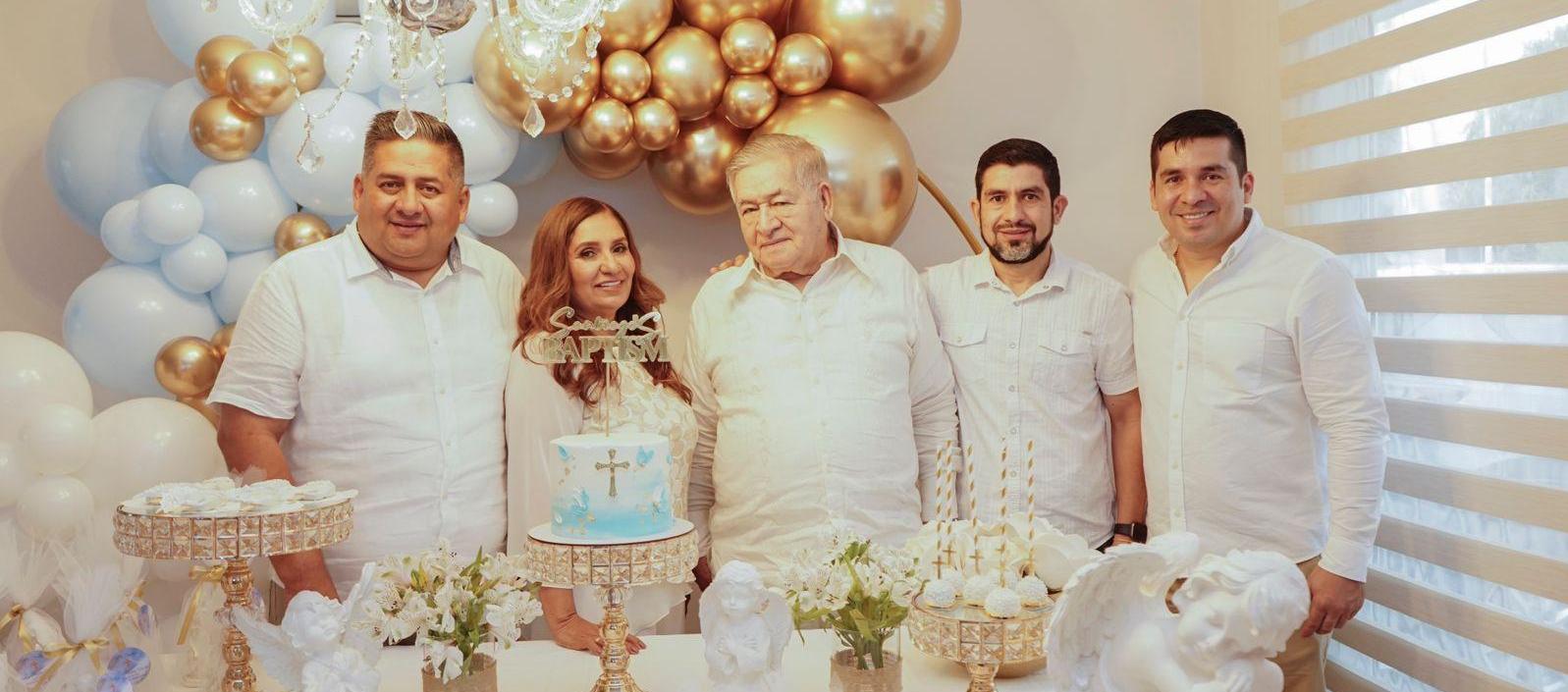 Bernardino Sanabria y familia.