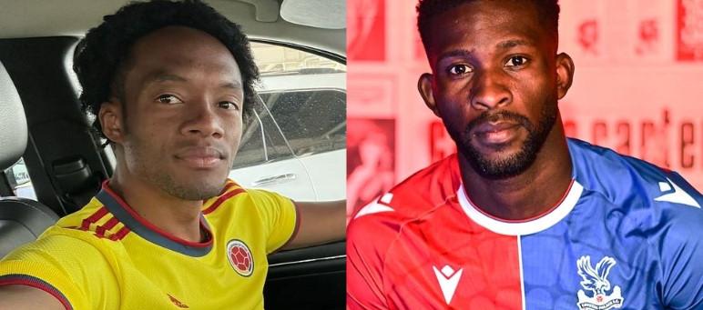 Juan Guillermo Cuadrado y Jefferson Lerma, jugadores de la Selección Colombia