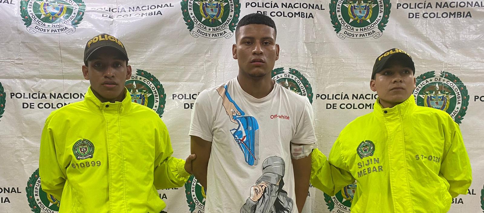 Davinson Andrés Pantoja Rodríguez, capturado.