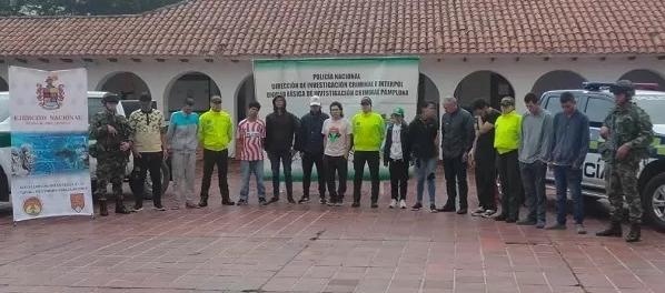 12 capturados en Pamplona