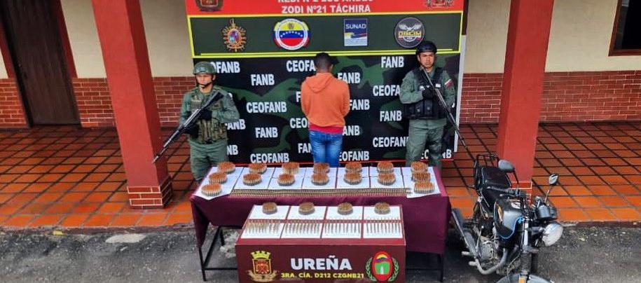 La FANB capturó a Jefry Vilchez Mosquera.