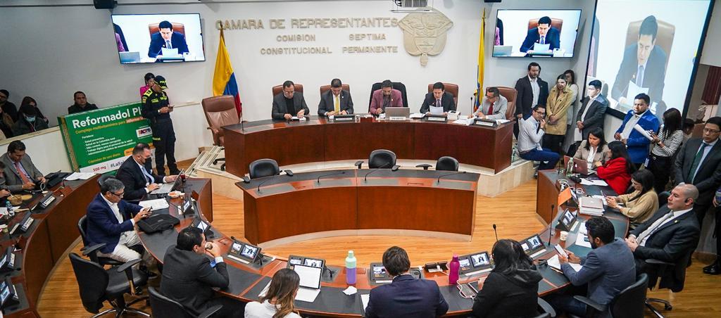 Comisión Séptima de la Cámara de Representante, imagen de referencia.