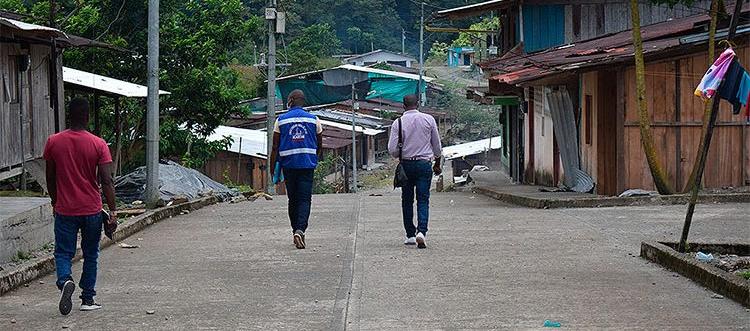 Confinamiento en el departamento de Chocó. 