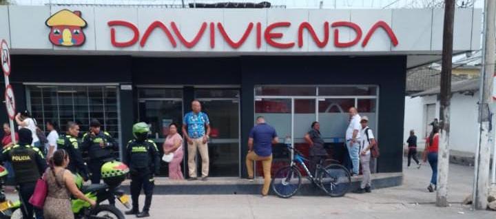 Banco Davivienda del barrio Centro.