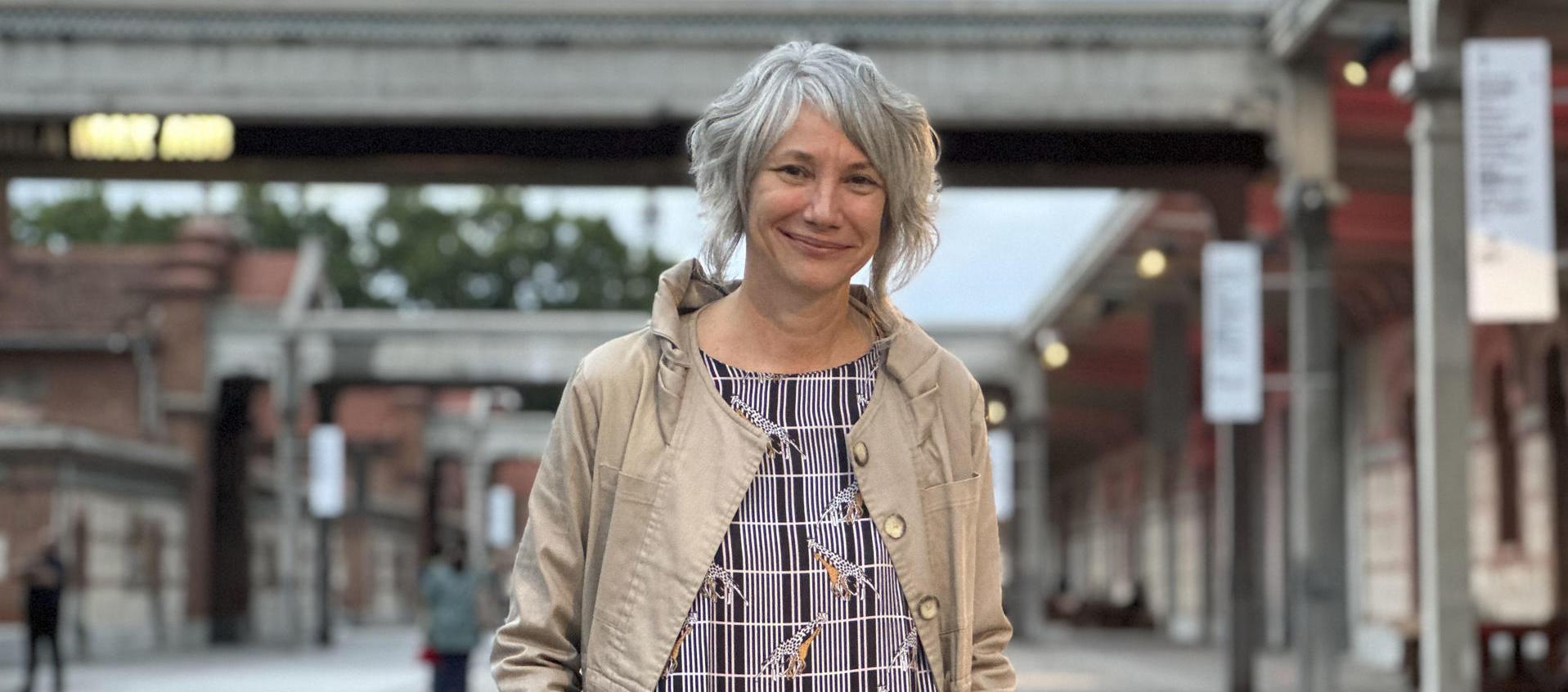 Pilar Moreno,directora española del filme "Para su tranquilidad, haga su propio museo"