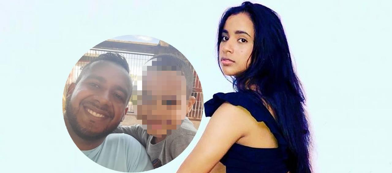 Edixmar, su hermano Edixon y el niño