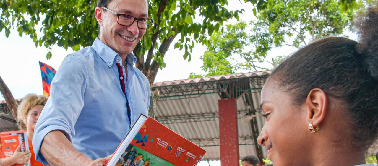 El Gobernador del Magdalena, Carlos Caicedo