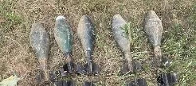 Explosivos incautados por el Ejército