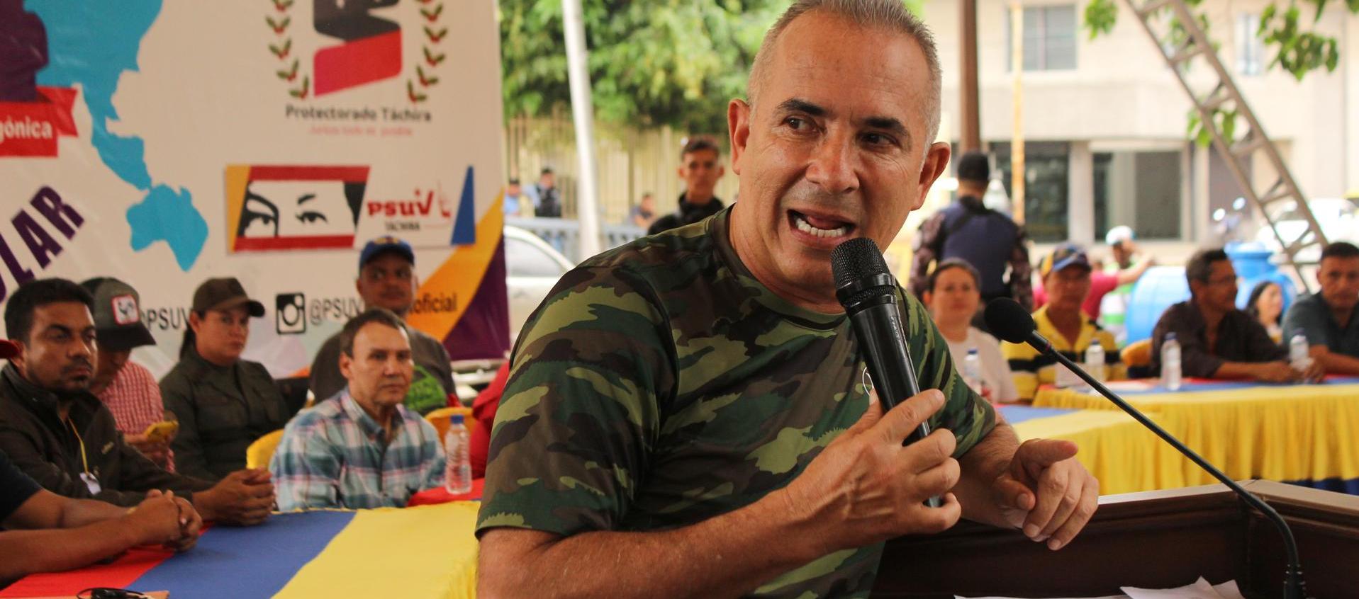 Fredy Bernal, gobernador del Estado Táchira, Venezuela