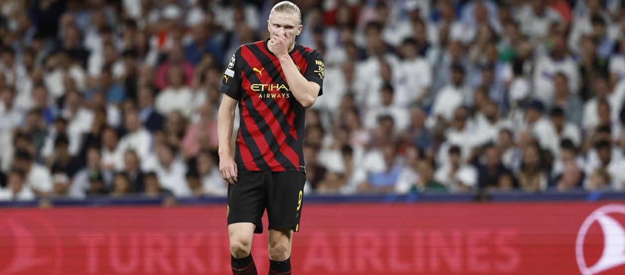 El delantero Erling Haaland.