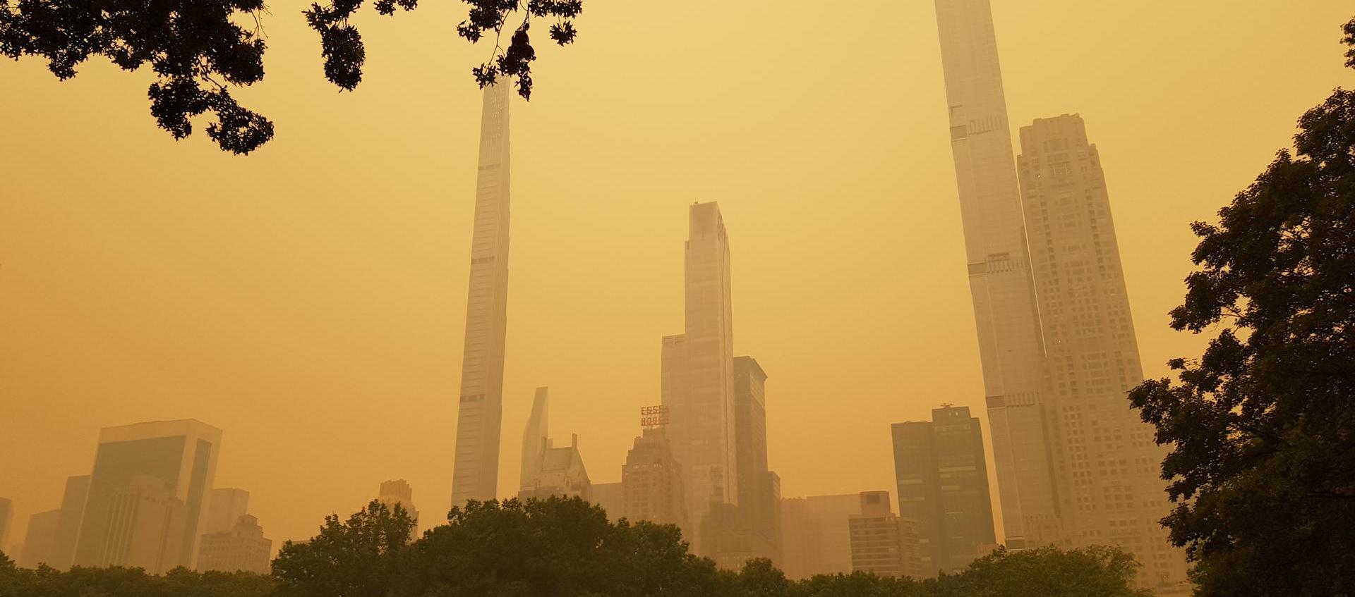 Bruma por humo en Estados Unidos.