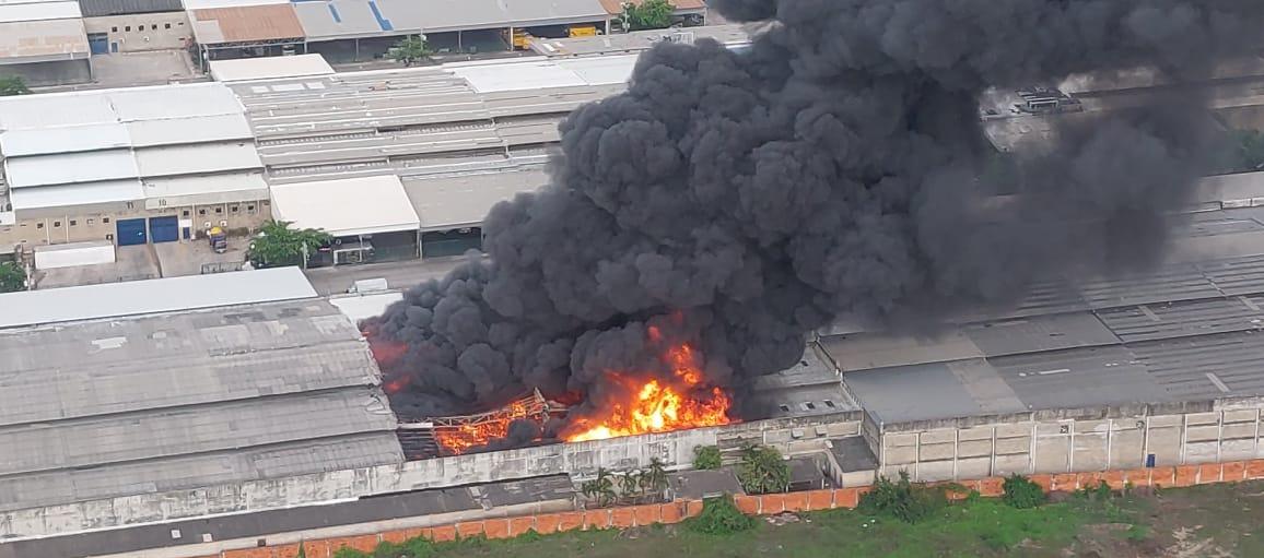 Imagen del incendio.