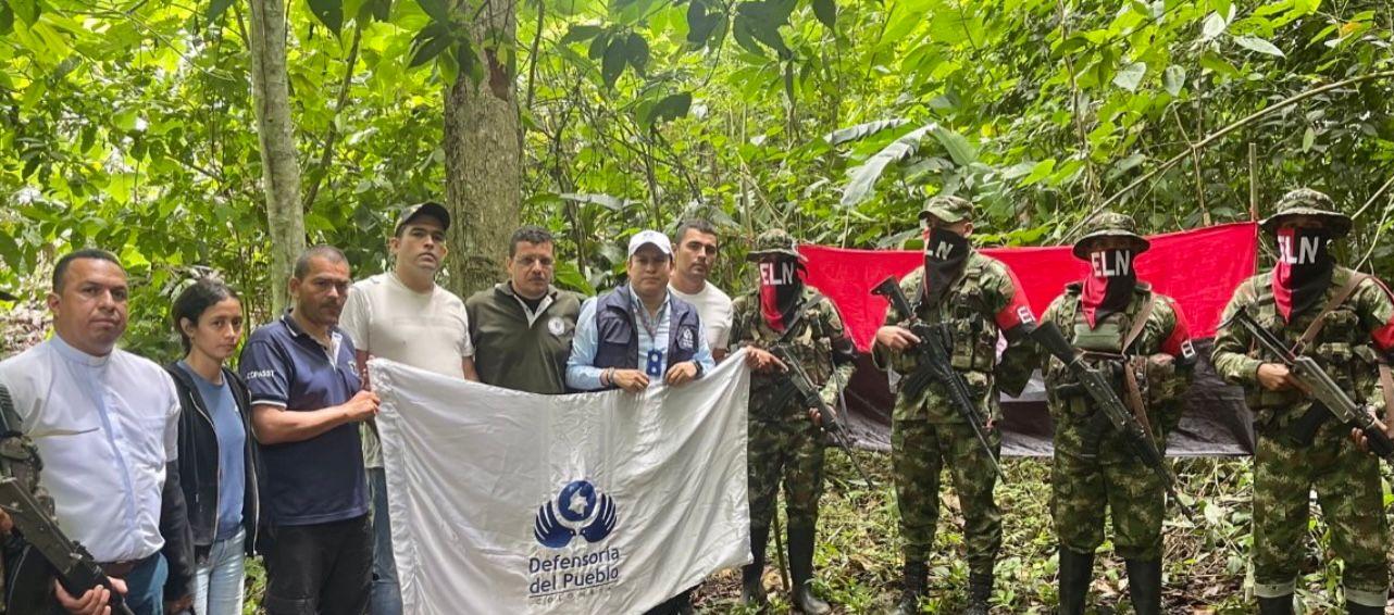 La misión humanitaria fue realizada por la Defensoría del Pueblo y la Iglesia Católica. 