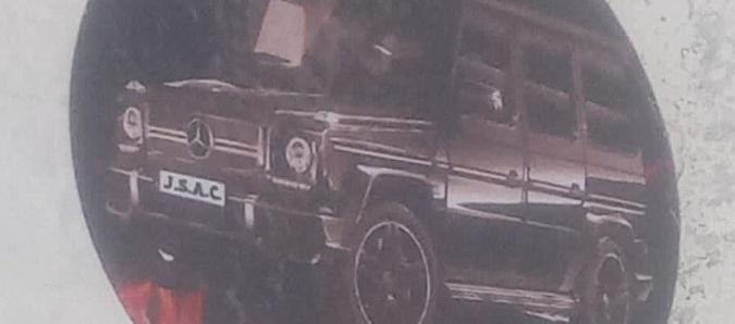 El logotipo que colocan en motocarros en Soledad. 