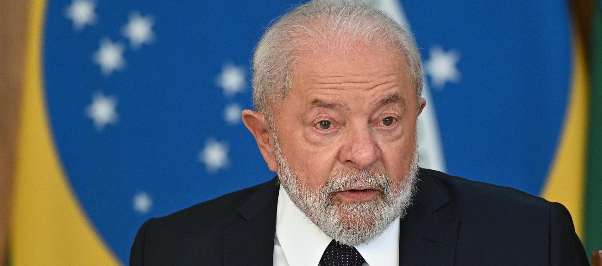 Lula da Silva, presidente de Brasil.