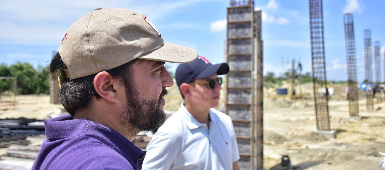 Obra de 'Mercado del Río'.