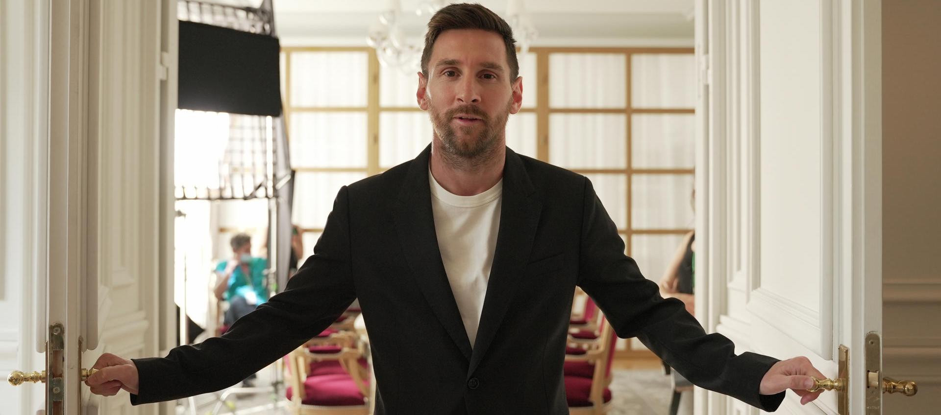 Messi actuando en la serie 'Los protectores'.