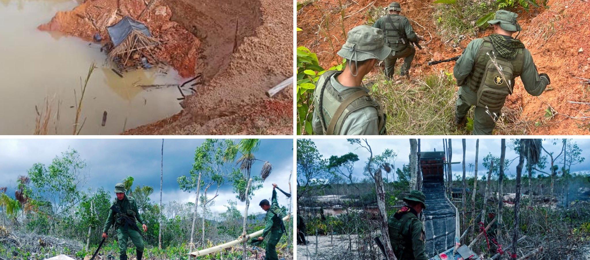 Los materiales destruidos.