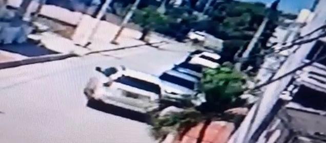 Momento en que ocurrió el atraco.