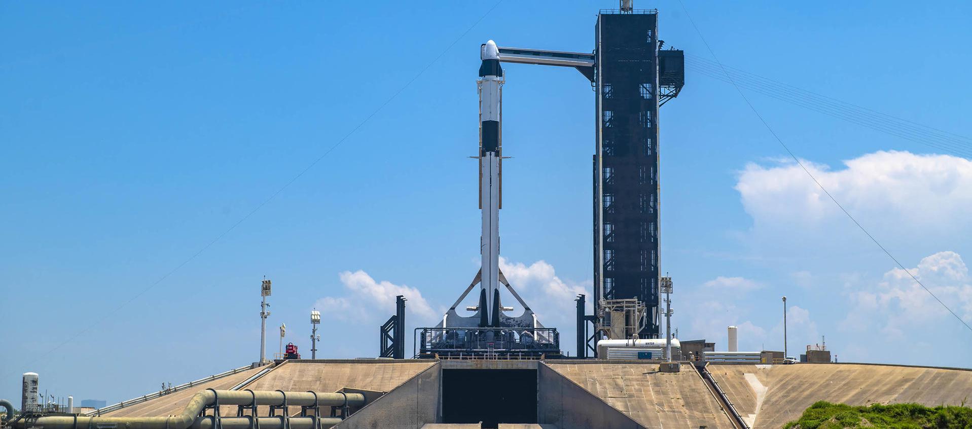 Nave de la tripulación SpaceX Dragon Freedom.