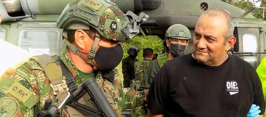 Dairo Antonio Úsuga David, alias 'Otoniel', el día de su captura.