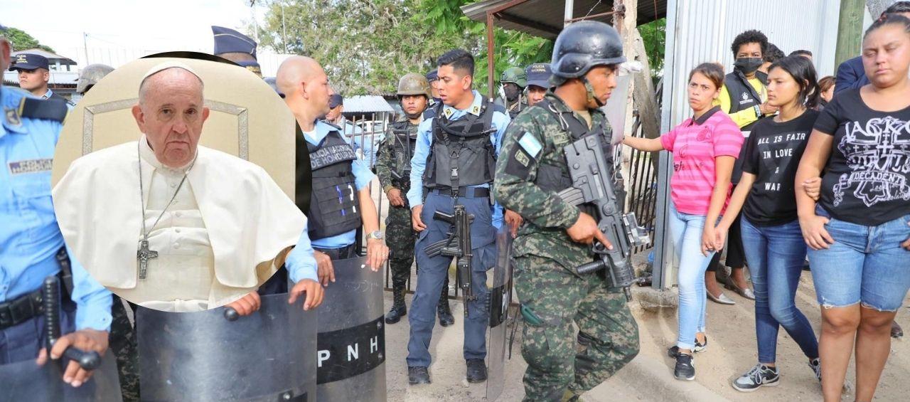 Papa Francisco ora por reculusas muertas en enfrentamiento.