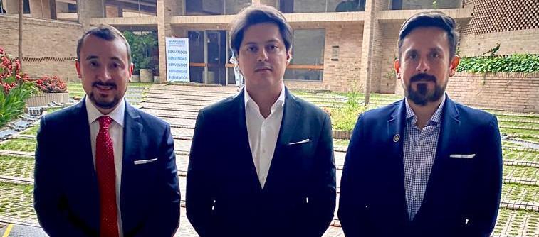 El Personero de Bogotá Julián Pinilla, de Barranquilla Miguel Ángel Alzate y de Bucaramanga Daniel Arenas.