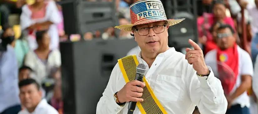 El Presidente Gustavo Petro, durante su permanencia en La Guajira.