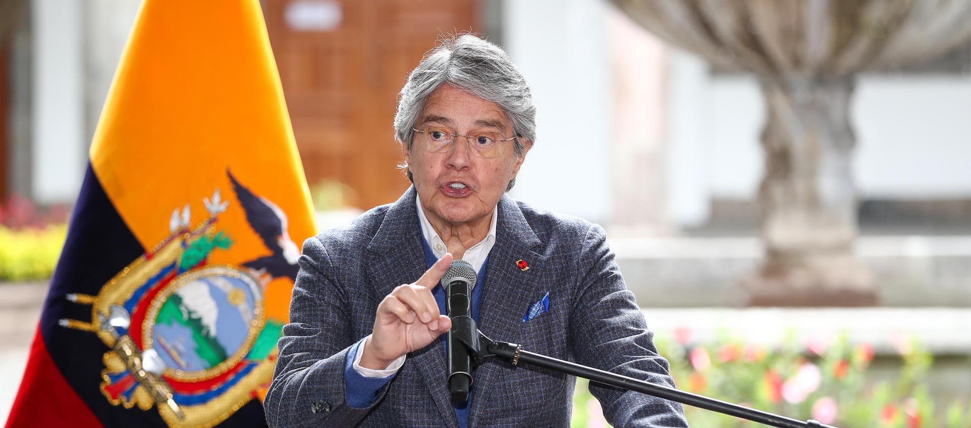 Presidente de Ecuador, Guillermo Lasso.