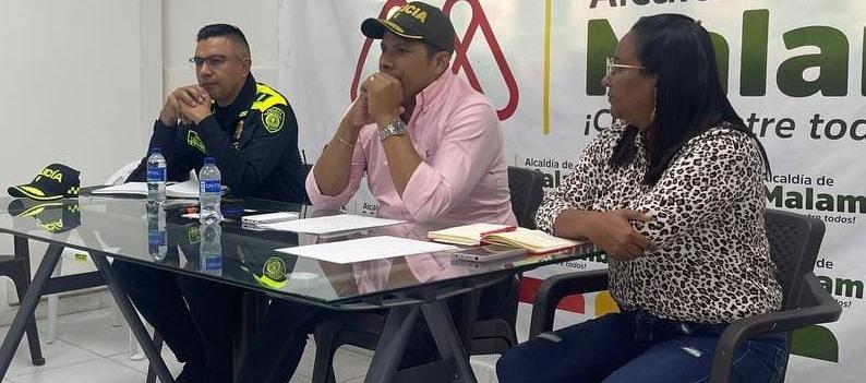 El Alcalde de Malambo, Rumenigge Monsalve.