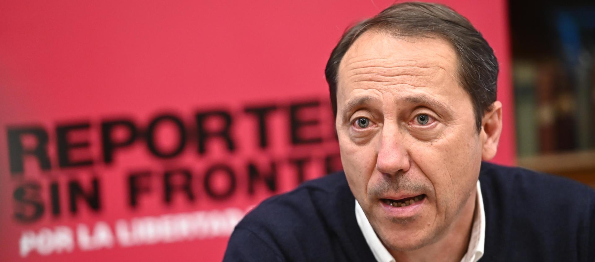 Alfonso Bauluz, presidente de la Sección Española de RSF.