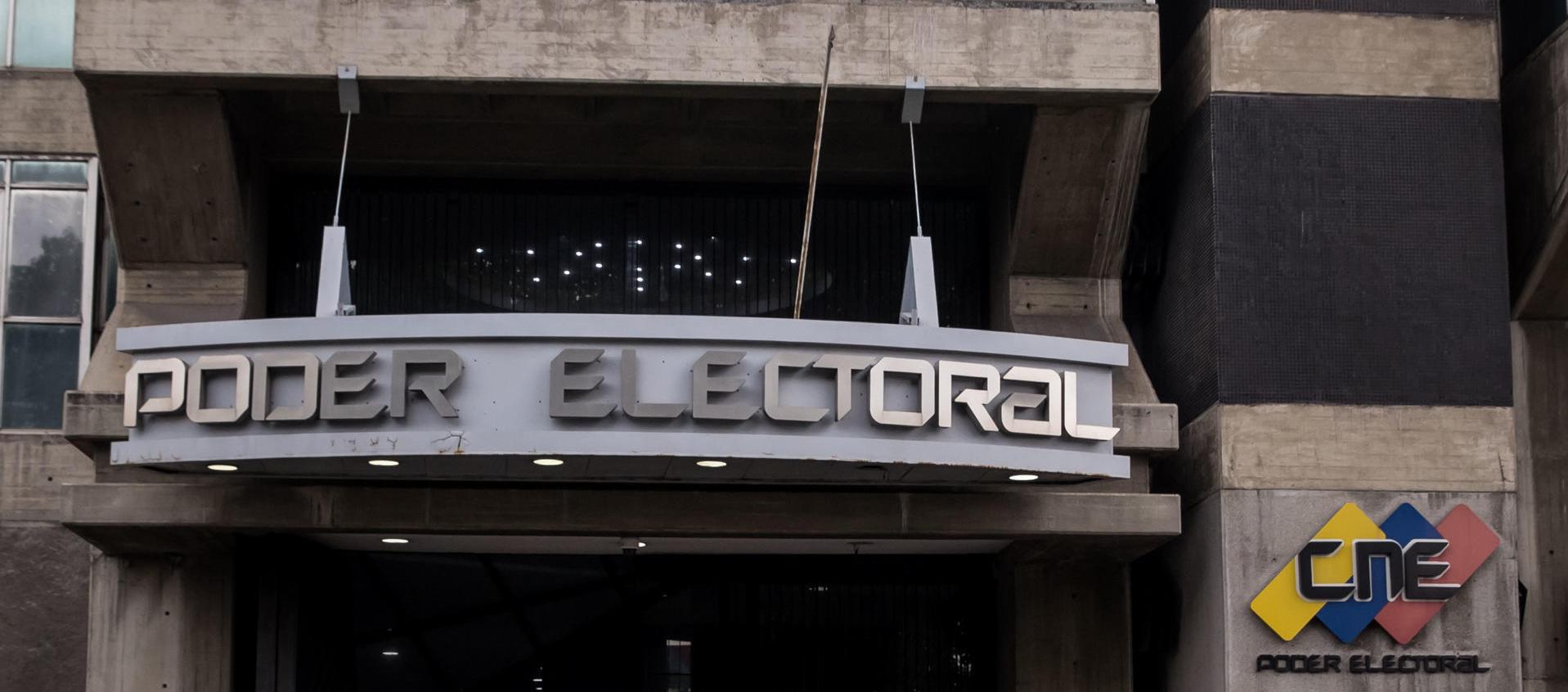 Sede del Consejo Nacional Electoral en Caracas, Venezuela.