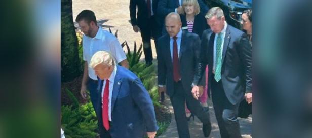 El expresidente Trump ya está en un Tribunal Federal de Miami